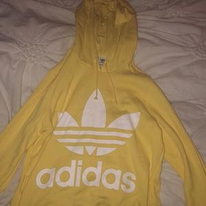 Yellow Adidas sweatshirt